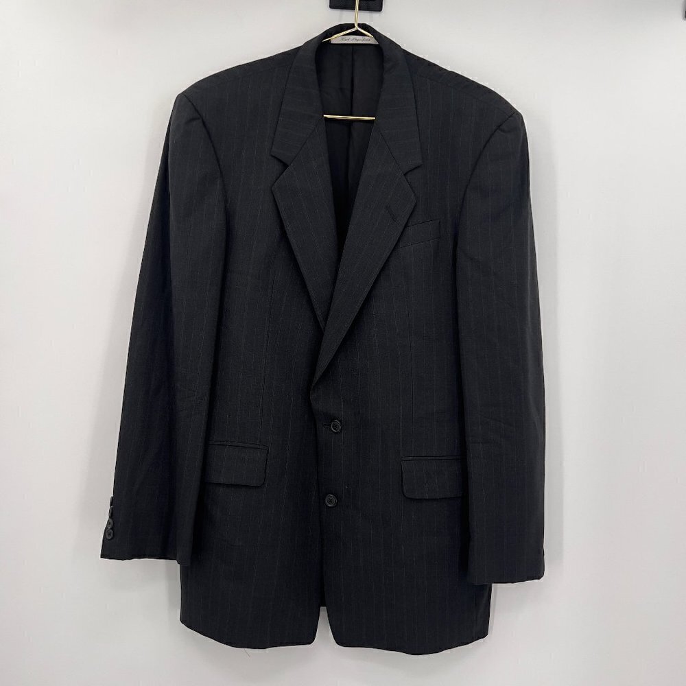 Vintage Karl Lagerfeld Paris Mens 100% Wool Jacket/Blazer